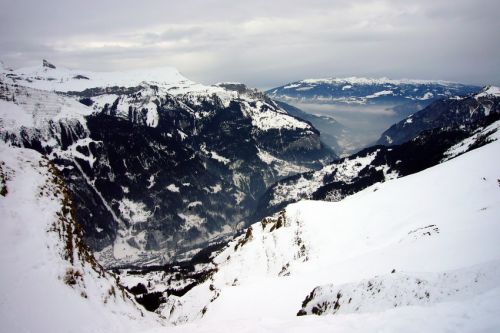 1. Februar 2009 - der Guggiföhn hielt sich zurück, ausser teils schlechter Sicht wars nicht mal so übel!
