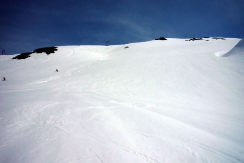 Das perfekte Sulzschnee-Off-Piste-Terrain
