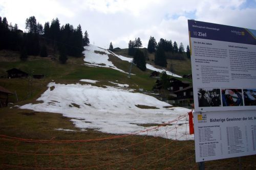 Zielhang Weltcuprennen Chuenisbärgli

