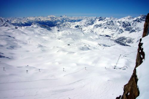 Cervinia... am Nachmittag wie immer die Rettung des Skigebietes!
