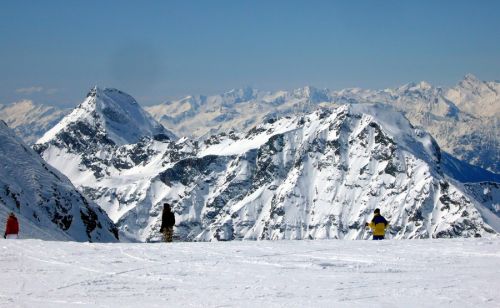 Sicht bis zum Monte Viso
