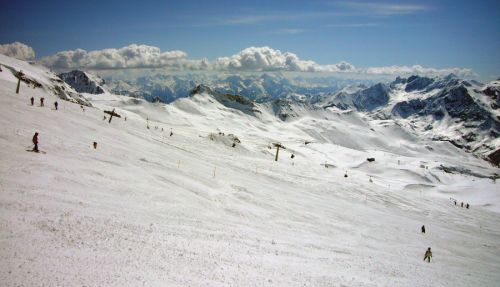 Langsam bilden sich Quellwolken
