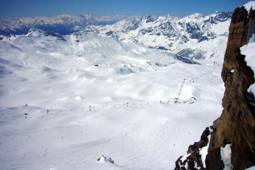 Nochmals der Blick nach Cervinia
