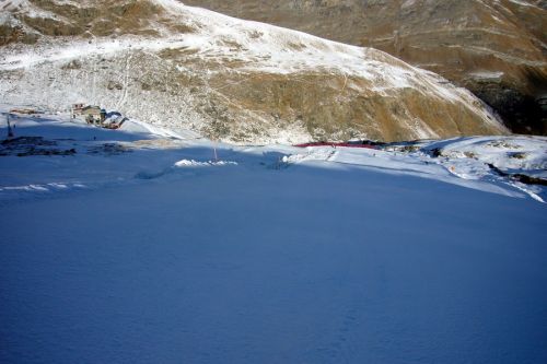 Steilhang: Kunstschnee @its best
