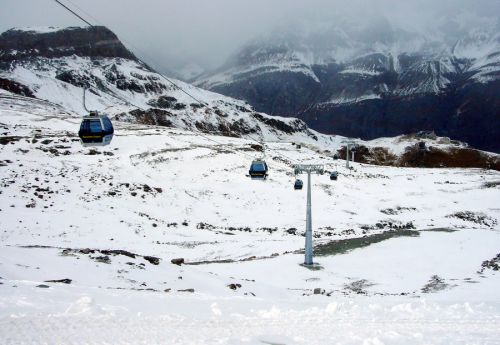 Noch ein paar Bilder der neuen Gondelbahn nach Trockener Steg, die am Nachmittag im Testbetrieb lief
