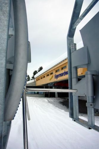 Zufahrt zur neuen Seselbahn - ohne "stossen"
