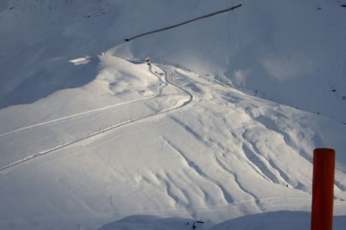 Gegen 15.30 Uhr kam nochmals kurz die Sonne...
