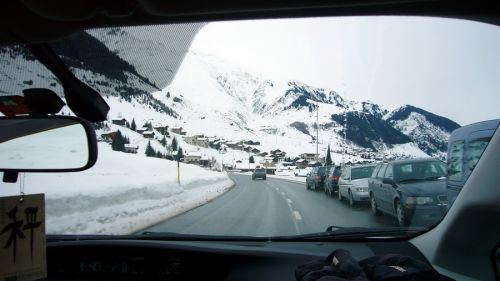 Wieder mal fast bis Rueras parkiert...
