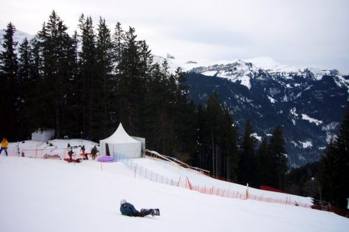 Alles bereit für den Slalom
