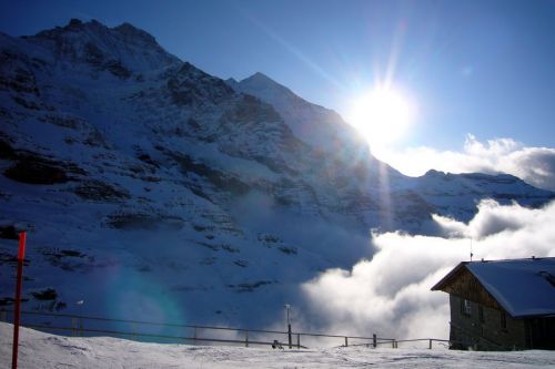 Ein strahlender Abschluss: 15.30 Uhr, Eigergletscher
