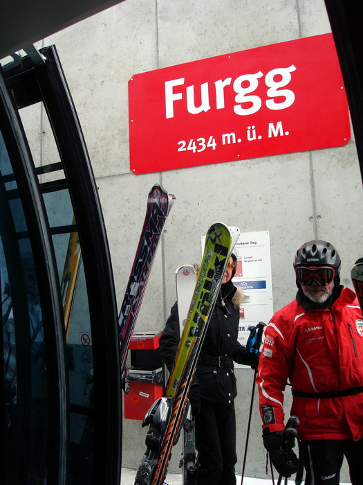 Mit dem Matterhorn-Express gehts gen Trockener Steg
