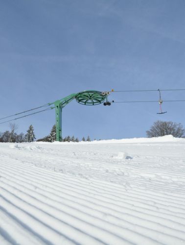 Top-Pisten, Pulverschnee, zwei sauber gewartete GMD-Schlepper, was will der Skiliftnostalgiker mehr!
