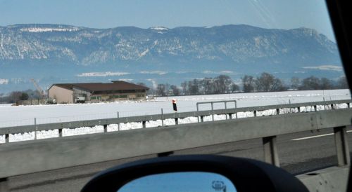 Wehmütiger Blick von der Autobahn zur Weissensteinbahn
