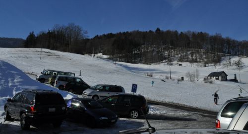 Parkplatz der Skilifte Wanne
