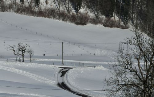 Blick zum Müllerlift "Untere Wanne"
