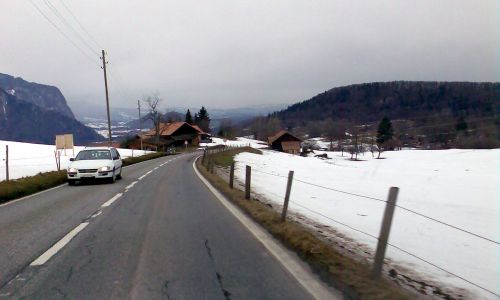 Heimfahrt: Auf dem Weg von Aeschi nach Spiez
