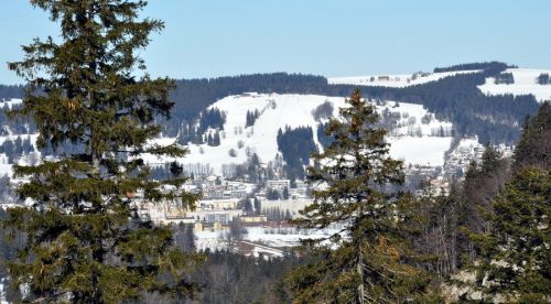 Blick nach La Chaux-de-Fonds
