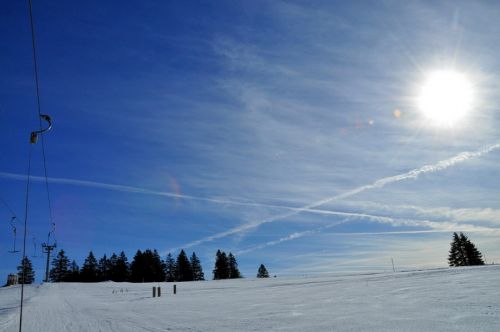 Jura-Skifeeling pur an einem eiskalten Tag - genial!
