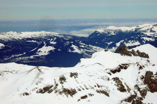Blick vom Schilthorn, 3. März 2010
