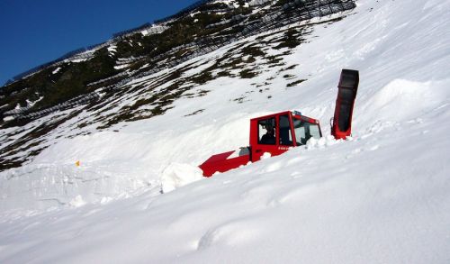 Schneeräumung am "Verbrannt Bord"
