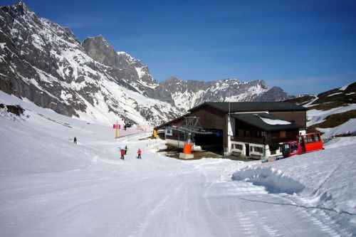 Hier stand schon 1944 ein Brändle-Lift! Anlage Trübsee-Jochpass
