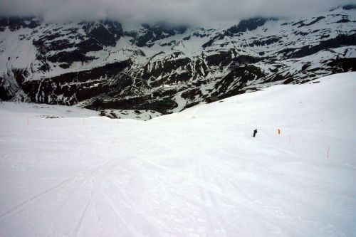 Nette Abfahrt bis Cervinia
