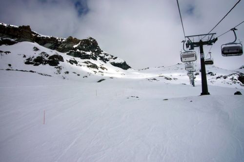 Einzig Bontadini war Brems-Schnee-frei
