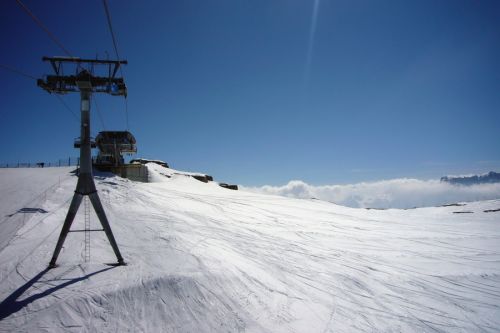 Die letzte Sesselbahnfahrt dieses Winters
