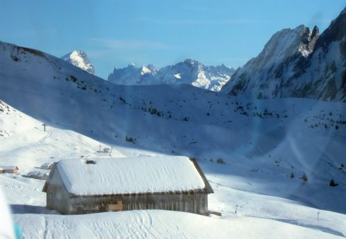Titlis, Gross und Chly Spannort usw. - Blick in die Innerschweiz
