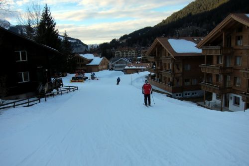 Wengen: Schnee bis ganz runter OK
