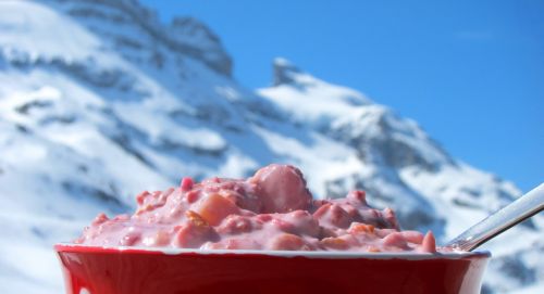 Zwischenverpflegung am Jochpass
