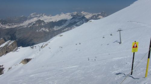 Gletscher: Pulverschnee!
