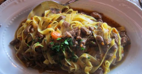 Tagliatelle con Cinghiale
