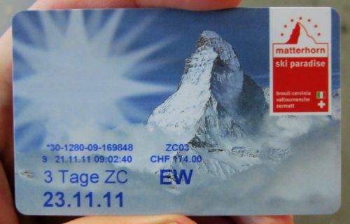 Das Ticket für 3 Tage Gletscher inkl. Italien
