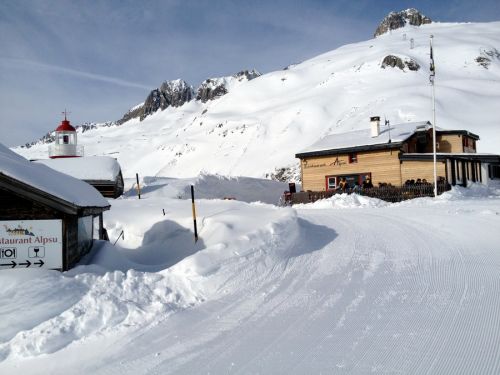 Viel Schnee am Pass
