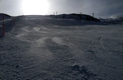 Piste nach Furgg in einem Top-Zustand

