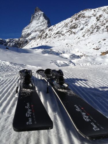 Heute im Test: XO (Exonde), ein Schweizer Ski. Fährt sich sehr gut!
