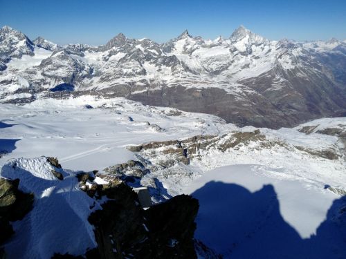 Aussicht Klein Matterhorn
