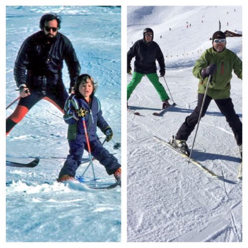 Vater und Sohn, 1975-2015: 40 Jahre Ski!
