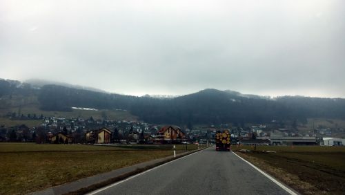 Anfahrt nach Rüschegg, 13. Februar 2017

