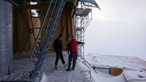 Neue Bergstation Schneehüenerstock, 11.1.2018 (Foto: JR)
