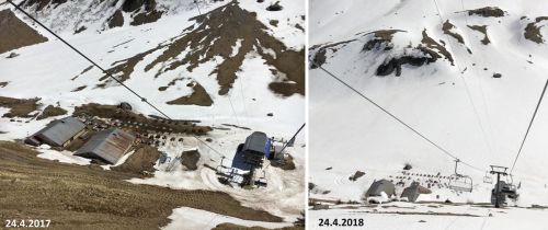 Vergleich 24.4.2017/2018
