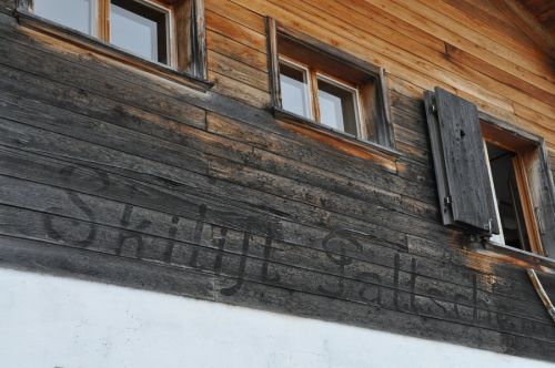 Schöne alte Aufschrift
