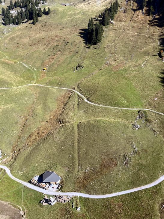 Trasse Ex-Skilift Lasenberg, 13. Oktober 2025
