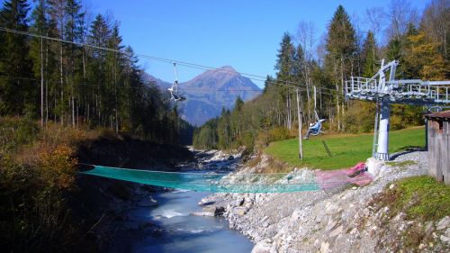 Sesselbahn Kiental-Ramslauenen, Oktober 2008
