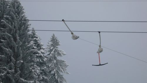 Knapp an der Unterseite des Hochnebels - 200m höher würde die Sonne scheinen...
