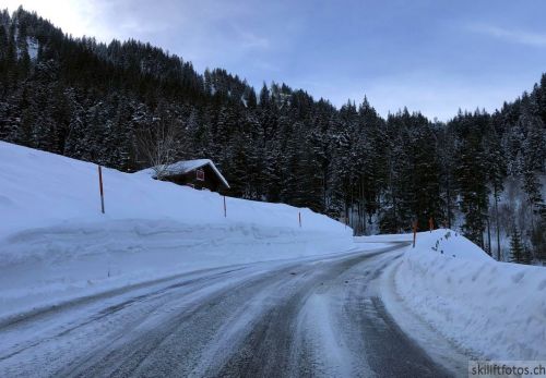 Anfahrt zum Selital, 8. Februar 2019
