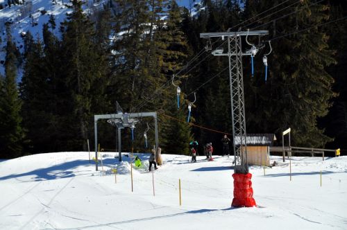 Talstation Skilift Länggrätli, 1. März 2010
