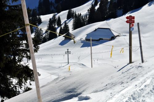 Skilift Kuhberg, 1. März 2010

