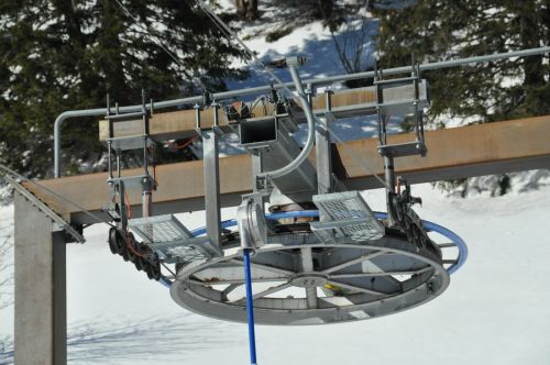 Skilift Kuhberg, 1. März 2010
